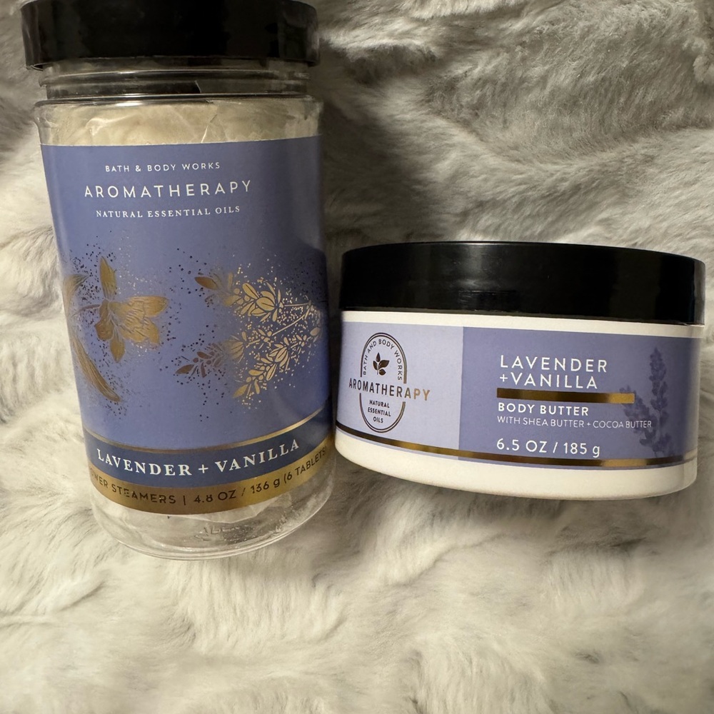 Bath & Body Works Lavender + Vanilla Aromatherapy Duo NEW